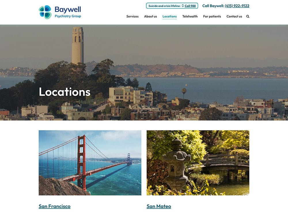 Baywell Locations Page