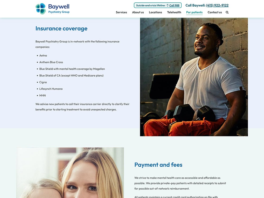 Baywell For Patients Page