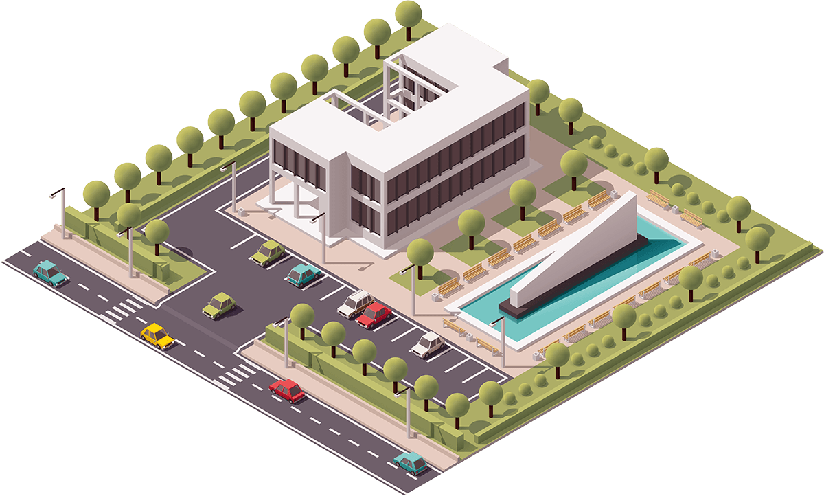 Corporate Business Isometric Graphic