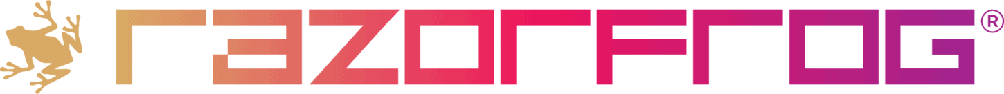 razorfrog logotype accent colors gradient