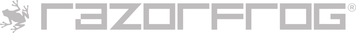 razorfrog logotype gray