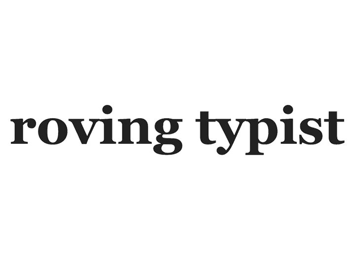 roving typist logo