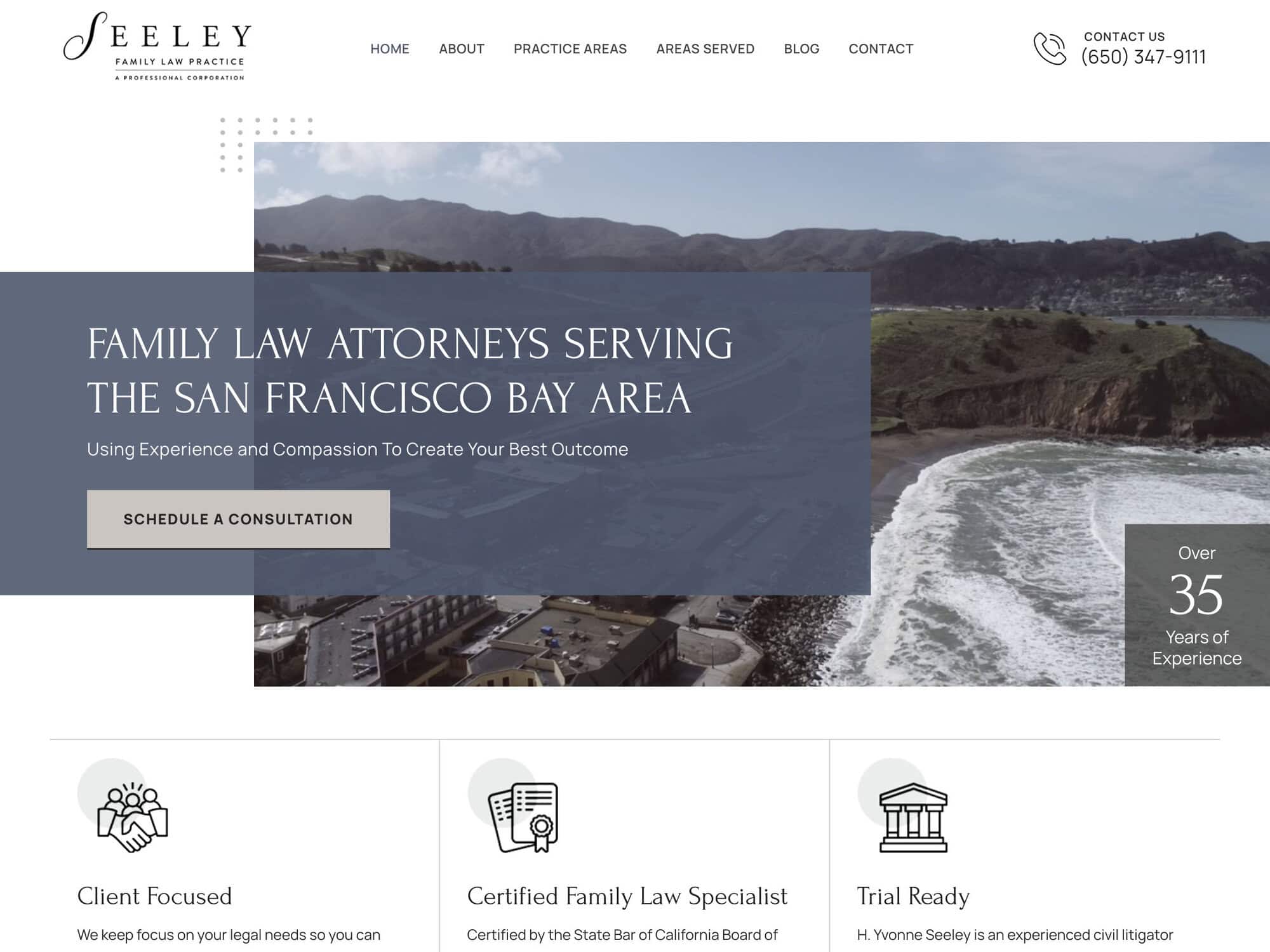 Seeley Family Law Practice Homepage