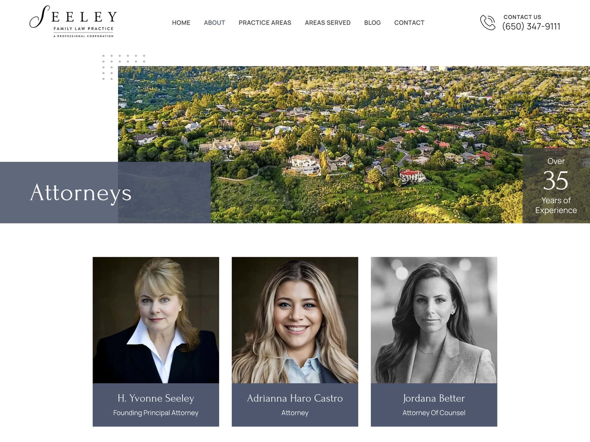Seeley Family Law Practice Attorneys Page