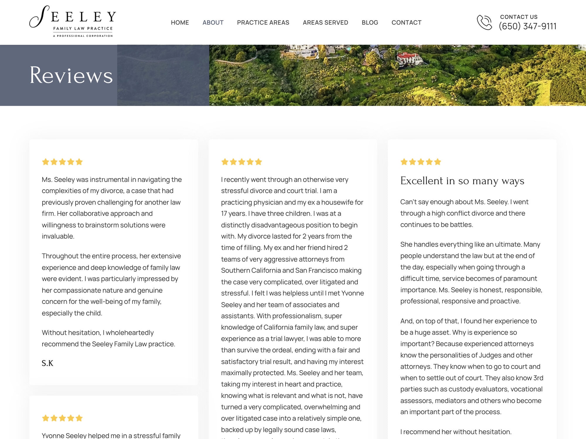 Seeley Family Law Practice Reviews Page
