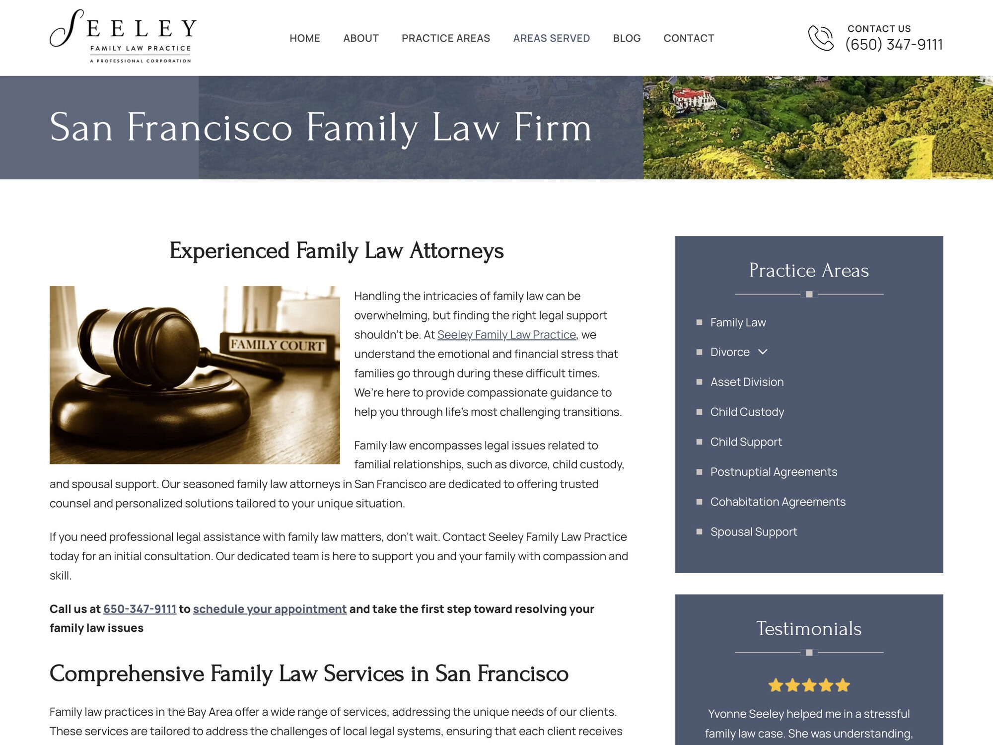 Seeley Family Law Practice San Francisco Page