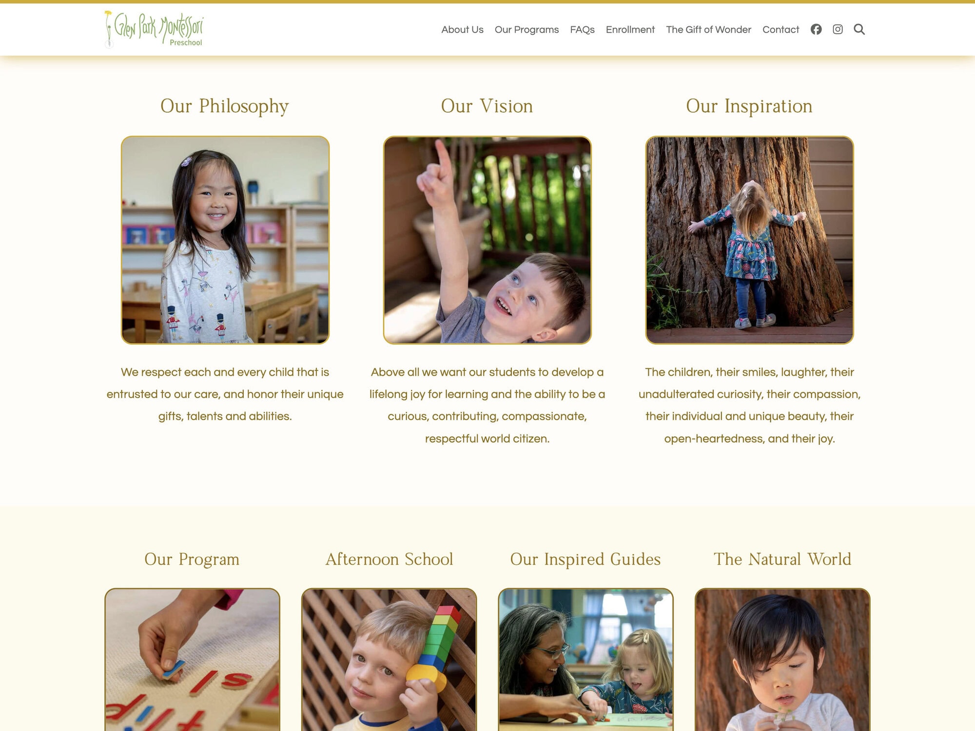 Glen Park Montessori Homepage 2