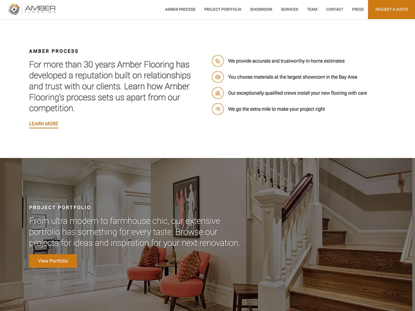 Amber Flooring Homepage 2