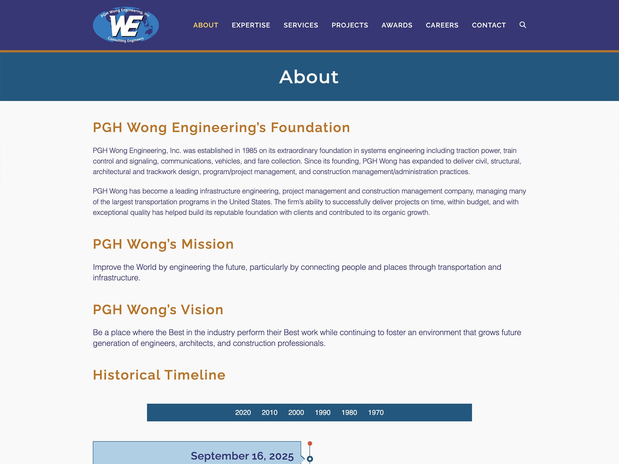 PGH Wong Engineering About Page