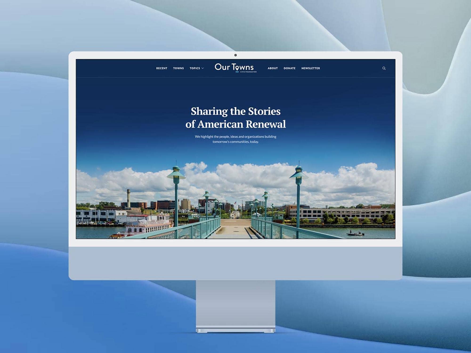 Razorfrog Portfolio: Our Towns Civic Foundation