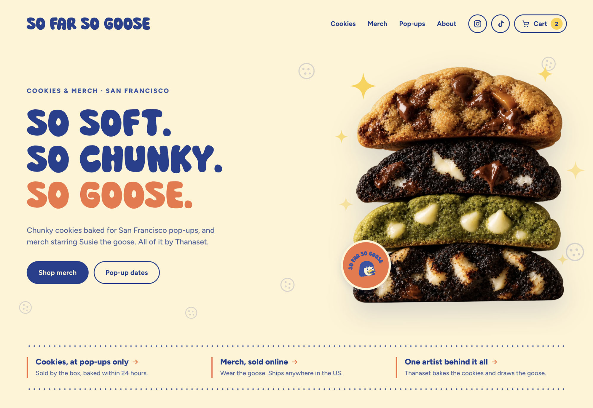 So Far So Goose Homepage Hero
