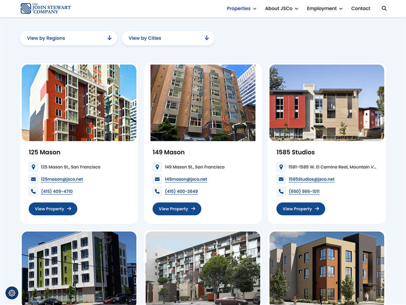 JSCo Properties Grid With Filters