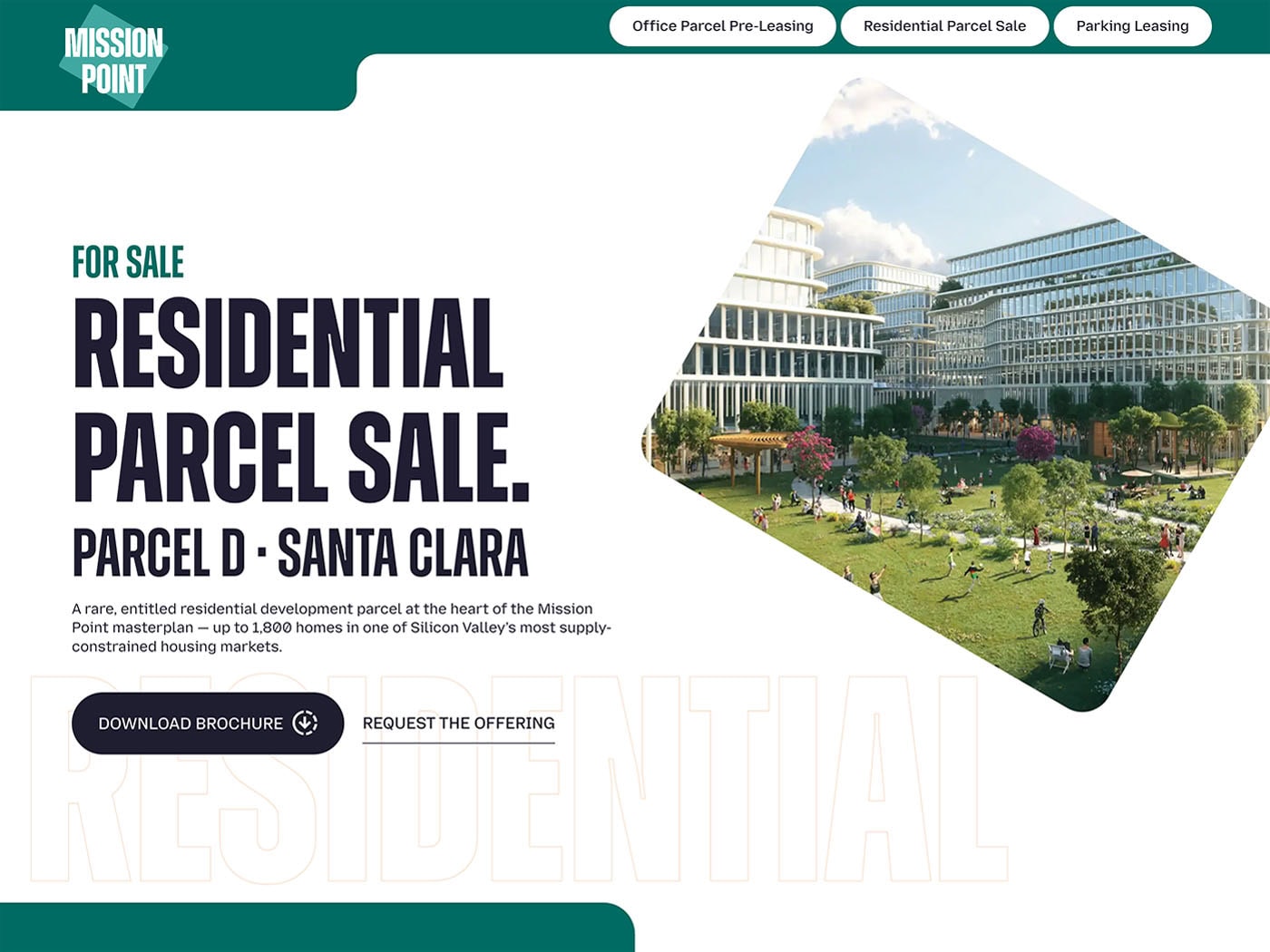 Mission Point Residential Parcel Sale Page