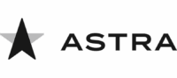 A Black Star With A Gray Shadow Behind It Is Next To The Word “Astra” In Bold, Black, Uppercase Letters On A Light Background.