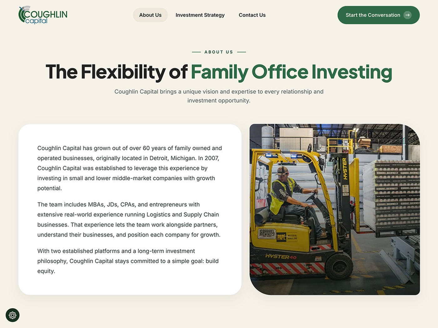 Coughlin Capital About Us